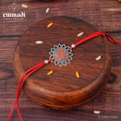 Handcrafted Silver Rakhi for Raksha Bandhan