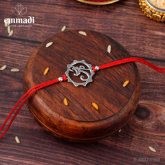 Handcrafted Silver Rakhi for Raksha Bandhan