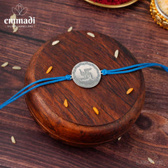 Handcrafted Silver Rakhi for Raksha Bandhan