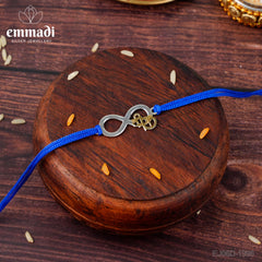 Handcrafted Silver Rakhi for Raksha Bandhan