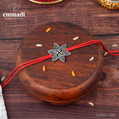 Handcrafted Silver Rakhi for Raksha Bandhan
