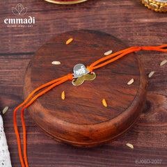 Handcrafted Silver Rakhi for Raksha Bandhan