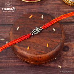 Handcrafted Silver Rakhi for Raksha Bandhan