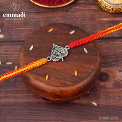 Handcrafted Silver Rakhi for Raksha Bandhan