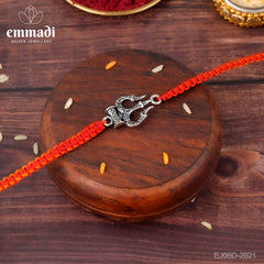 Handcrafted Silver Rakhi for Raksha Bandhan