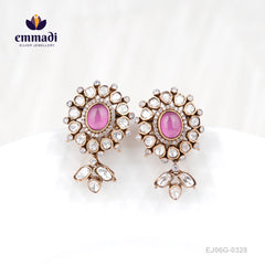 Suparna Victorian Pink Studs