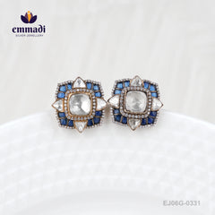 Surekha Victorian Blue Studs