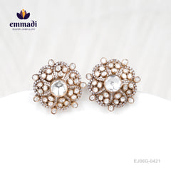 Triyama Victorian White Studs