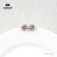 Ujjwala Victorian White Studs