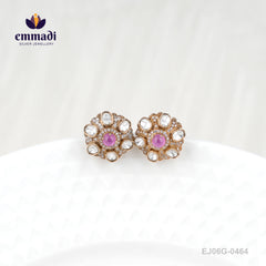 Urshita Victorian Pink Studs