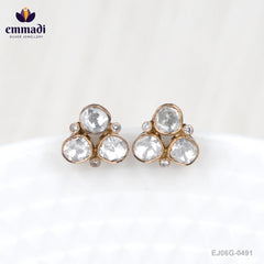 Vatsala Victorian White Studs