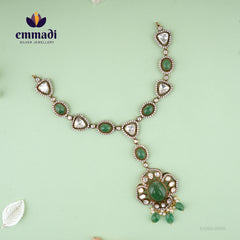 Vertika Victorian White Necklace