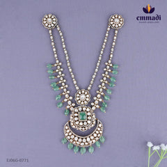 Atmavira Victorian Green Long Necklace