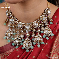 Bahulika Victorian Pink Necklace