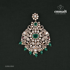 Caitanya Victorian Green Pendant