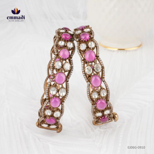 Chandana Victorian Pink Bangles