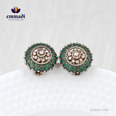 Devarika Victorian Green Studs