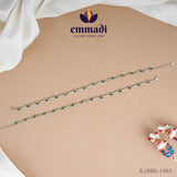 Jijivisa Stone Green Anklets