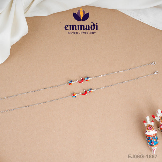 Kamakhya Fancy Multi Anklets