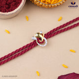 Handcrafted Silver Rakhi for Raksha Bandhan
