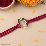 Handcrafted Silver Rakhi for Raksha Bandhan