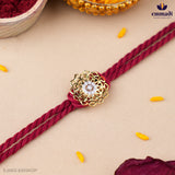 Handcrafted Silver Rakhi for Raksha Bandhan