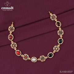 Kekavala Cz Multi Necklace