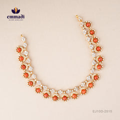 Sangeeta's Corals Red Necklace: Exquisite Indian Handcrafted Jewelry