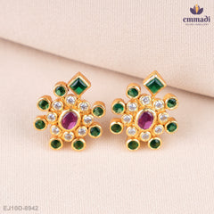 Asmi Dazzling Multi-Colored Stone Studs