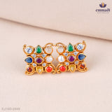 Charvi Exquisite Navrathan Stone Studs