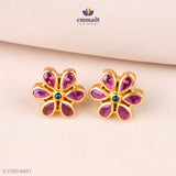 Devishi Stunning Red Stone Studs