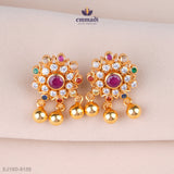 Chandani Studs Stone: Elegant Navrathan Jewels