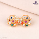 Hansika Exquisite Navrathan Stone Studs