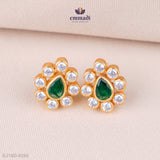Radha’s Radiant Green Stone Studs