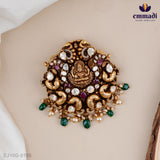 Murdhaka Polki Nakshi Pink Pendant