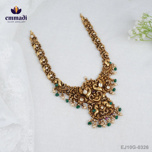 Parimita Polki Nakshi Multi Long Necklace