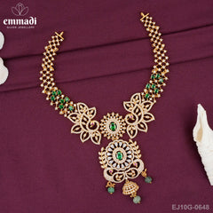 Samanika Cz Green Necklace