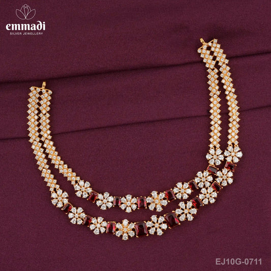 Sanghita Stone Red Necklace