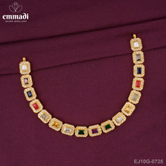 Sarthaka Stone Navrathan Necklace