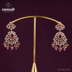 Shantala Cz Red Hangings