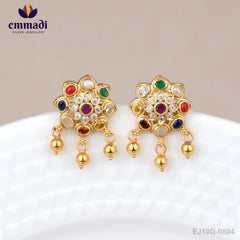 Shuchita Stone Navrathan Studs