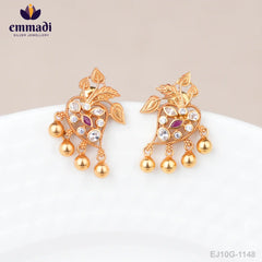 Taneesha Stone Red Studs