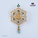 Tapobala Nakshi Green Pendant