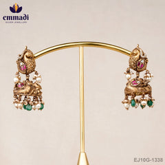 Vidipita Kundan Nakshi Pink Buttalu
