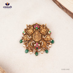 Biswarupa Kundan Nakshi Multi Pendant