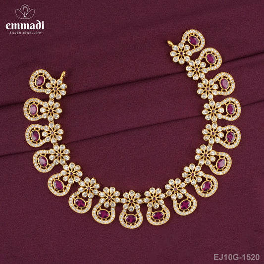 Deekshana Stone Red Necklace