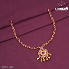 Dhanavana Stone Red Necklace