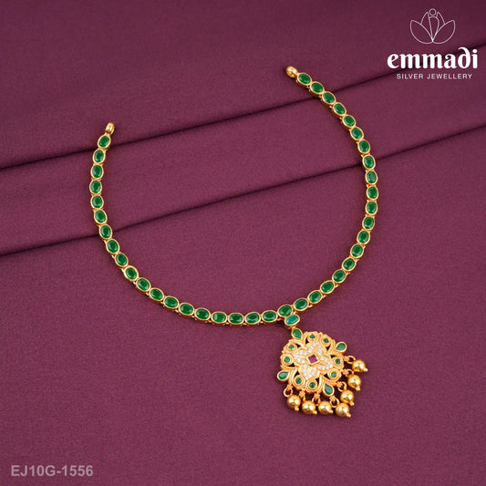 Dipakura Stone Green Necklace