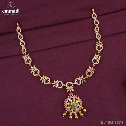 Gadambara Stone Multi Necklace