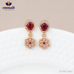 Kaladhara Cz Red Hangings